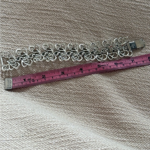 🧡 Coro Vintage Silver Bracelet Heavy - Picture 4 of 5